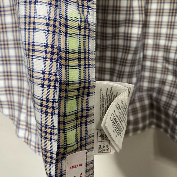 Brooks Brothers Plaid Button Down Dress Shirt - Picture 4 of 5